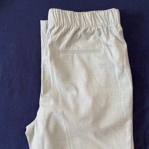 High Waist Easy Ankle Pant